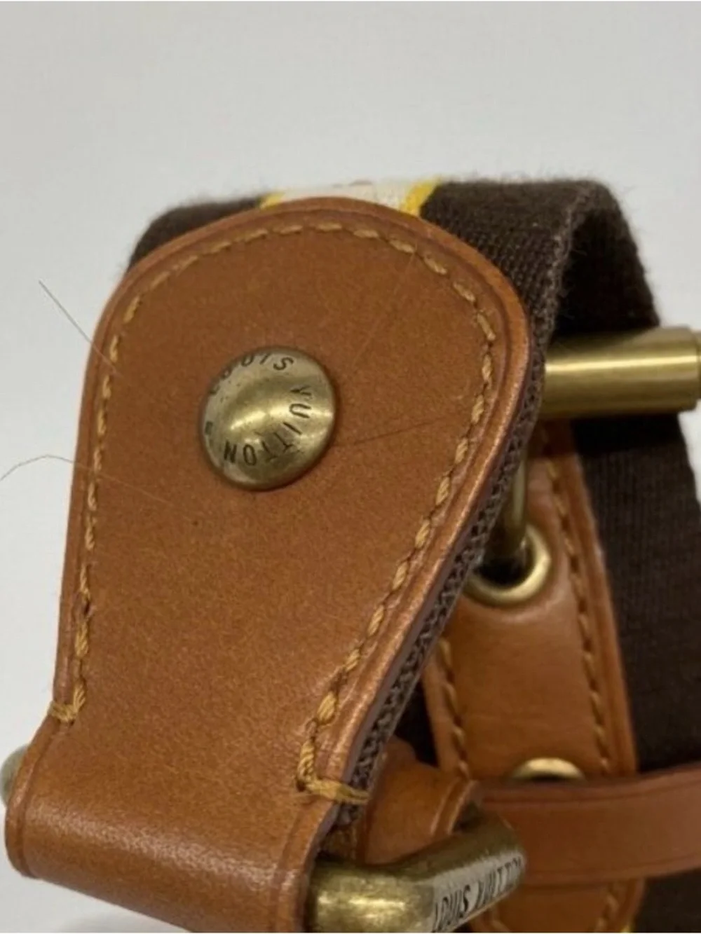 Louis Vuitton Onatah GM Suede Hobo with Brown Strap